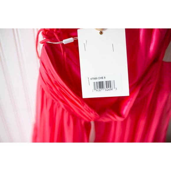 MAC DUGGAL 67989 Ruffled One Shoulder Asymmetrical Gown Size 8 NEW - Picture 5 of 6